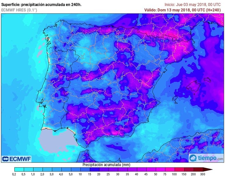 Precipitaciones europeo Precipitaciones europeo