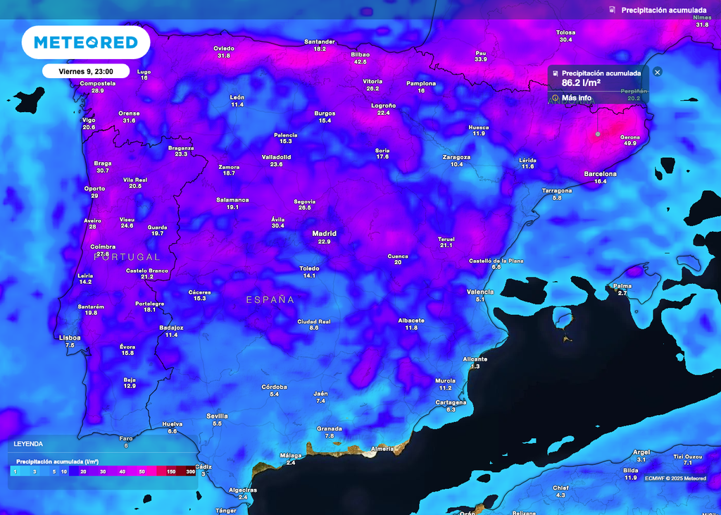 Lluvias en españa Lluvias en españa