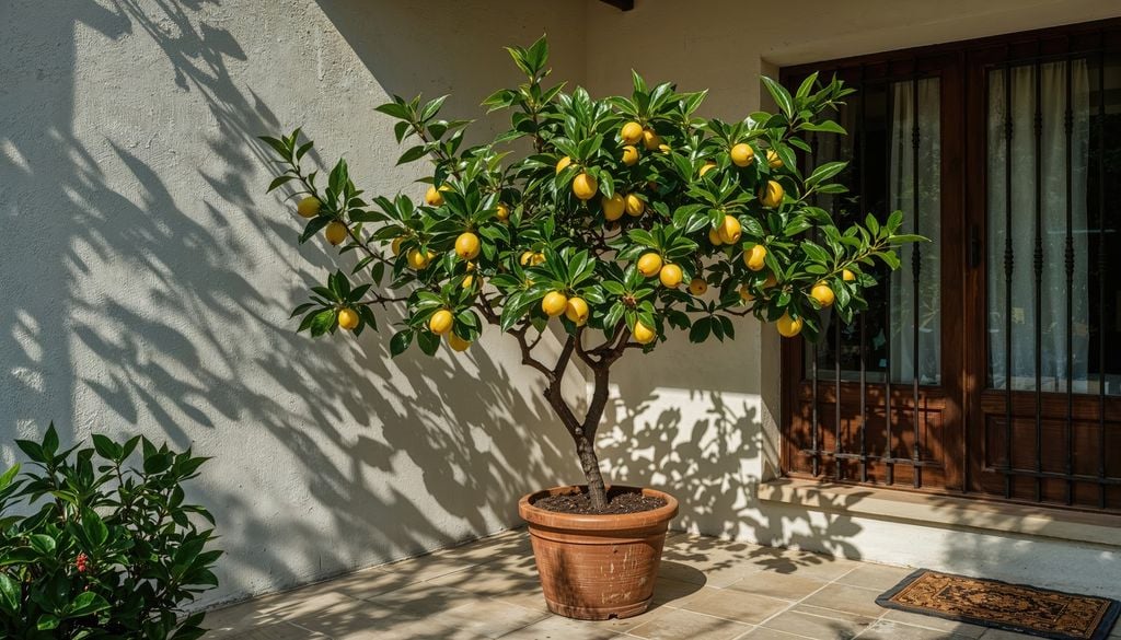 maceta En un limonero cultivado en terraza, encontrar el rincón más soleado puede ser decisivo: alrededor de seis horas de sol directo al día es una referencia útil para sostener una buena producción.