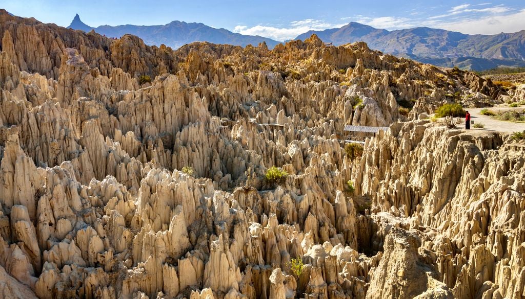 Valle de la Luna de La Paz, Bolivia. El Valle de la Luna de La Paz se encuentra a cerca de 3.000 metros de altura.