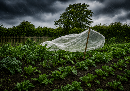 No solo la lluvia dej&oacute; efectos: las fuertes rachas de viento pusieron a prueba a frutales y cultivos