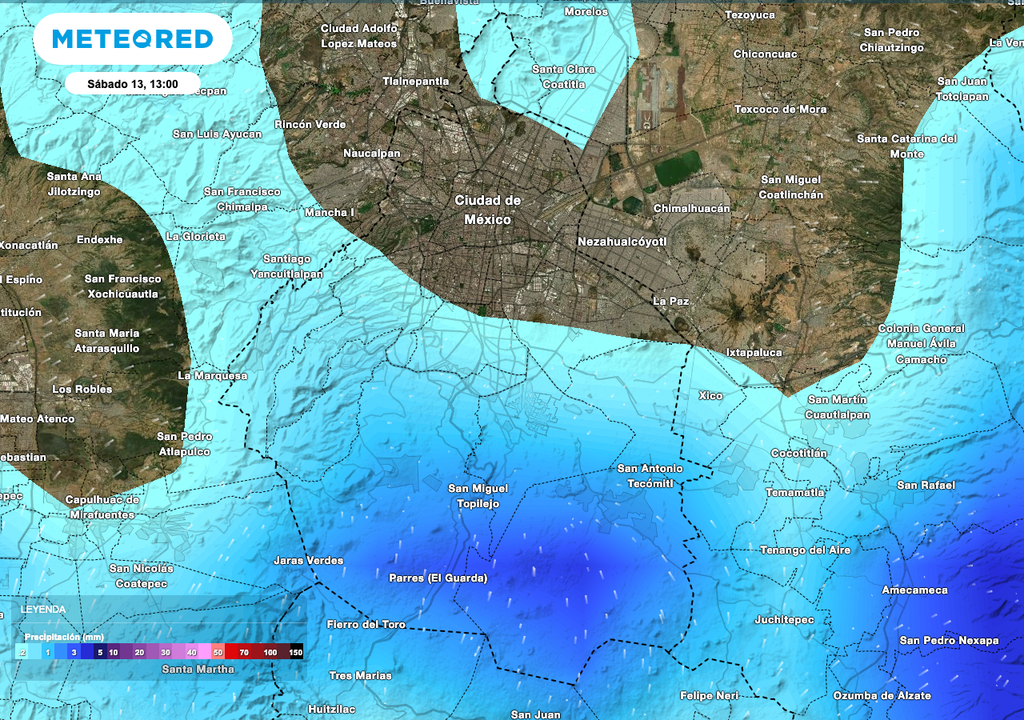 Sábado entre 1 a 3 pm en CDMX, el ambiente estará templado y el cielo nublado, con alta probabilidad de chubascos y tormentas aisladas. Sábado entre 1 a 3 pm en CDMX, el ambiente estará templado y el cielo nublado, con alta probabilidad de chubascos y tormentas aisladas.