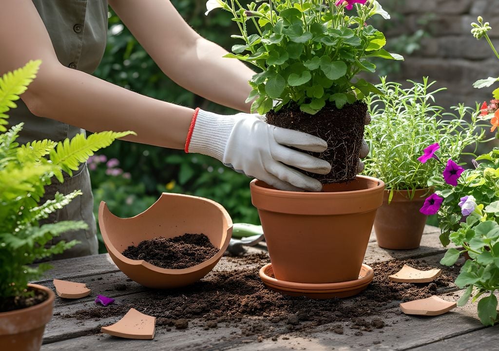 Un buen trasplante no solo cambia la maceta: también mejora la calidad del suelo.