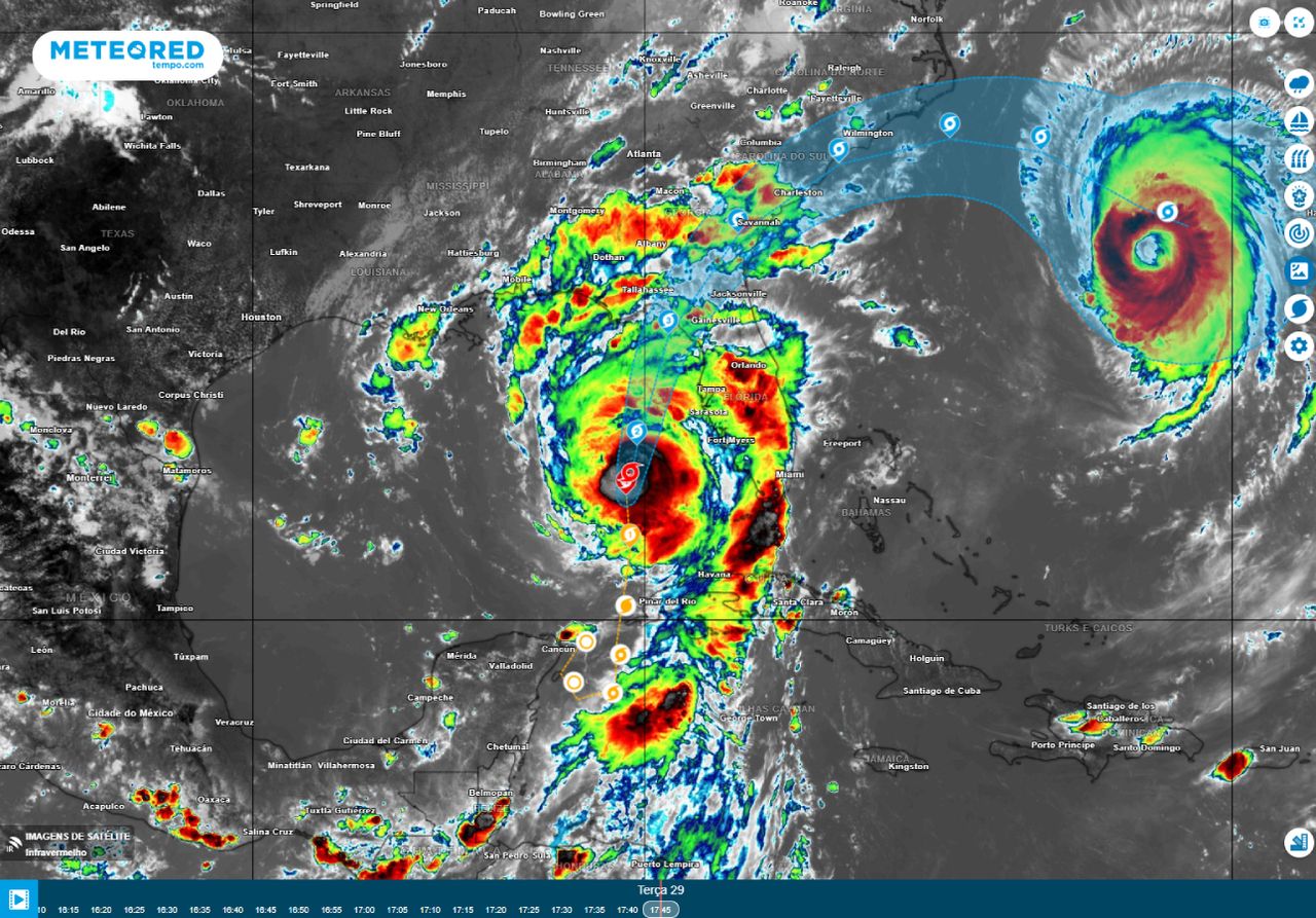 NOAA alerta furacão Idalia segue em direção a Florida e população é