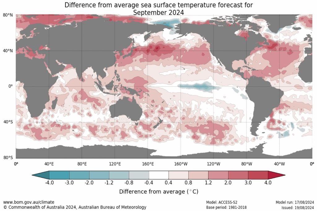 La NOAA y el BOM actualizan sus previsiones: el fenómeno de La Niña ...