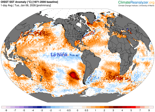 Los cient&iacute;ficos de la NOAA realizan las predicciones del evento actual de La Ni&ntilde;a y del regreso de El Ni&ntilde;o en 2026