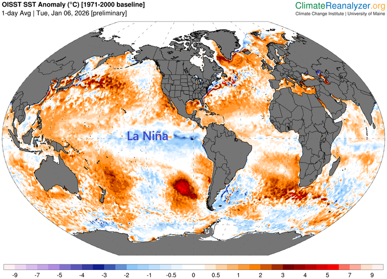 Los cient&iacute;ficos de la NOAA realizan las predicciones del evento actual de La Ni&ntilde;a y del regreso de El Ni&ntilde;o en 2026