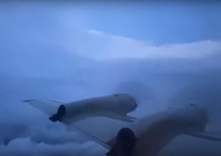 NOAA releases aircraft footage from inside the eye of Hurricane Fiona