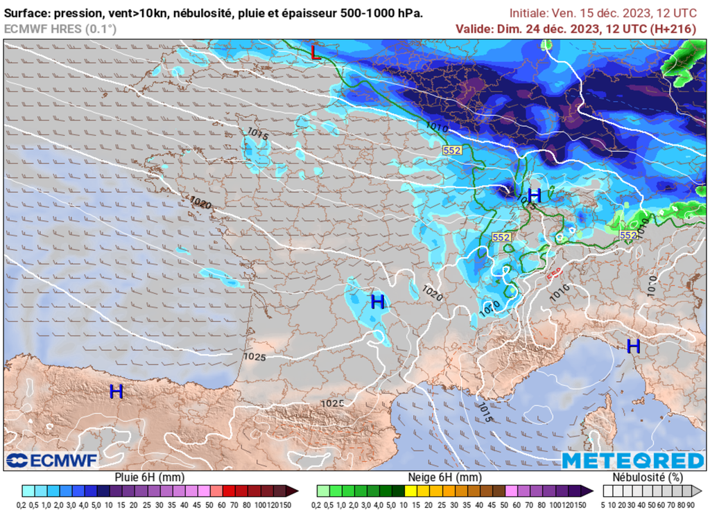 Généralement calme, la météo pourrait toutefois être pluvieuse vers le Nord-Est.