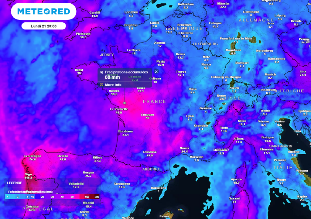 Ce week-end de Pâques s'annonce particulièrement humide, notamment dans l'ouest du pays.