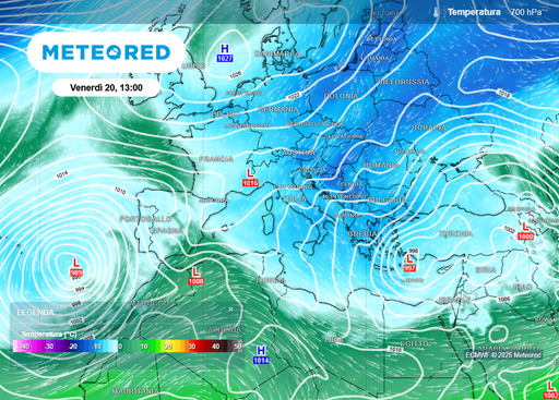 Meteo, vortice Jolina sull&rsquo;Italia: non solo temporali, in arrivo aria fredda con neve e crollo delle temperature