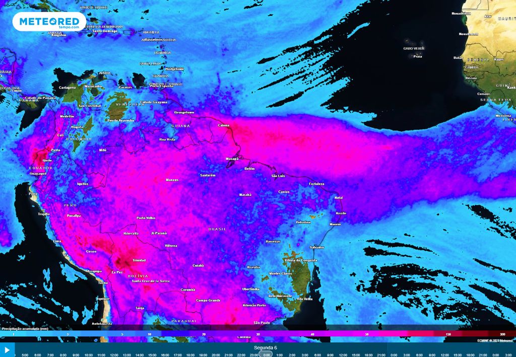 previsão do tempo nordeste
