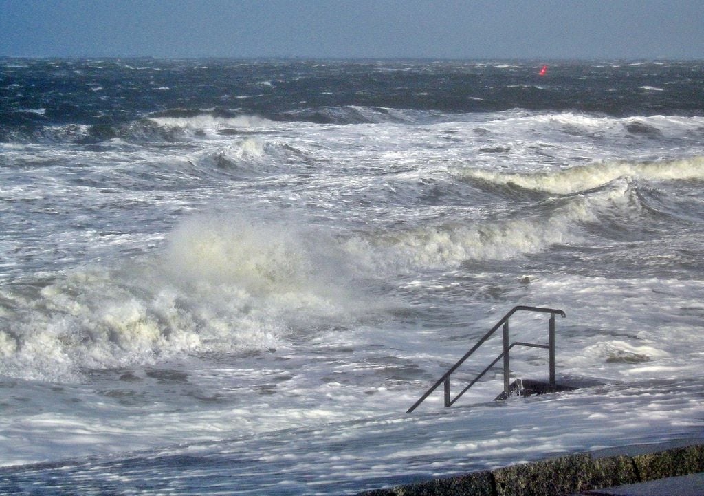 Stürme in der Deutschen Bucht könnten künftig seltener, aber dafür heftiger werden. Bild: Hereon/Ina Frings