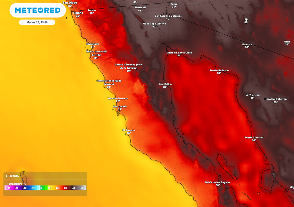 Pronóstico de temperatura BC