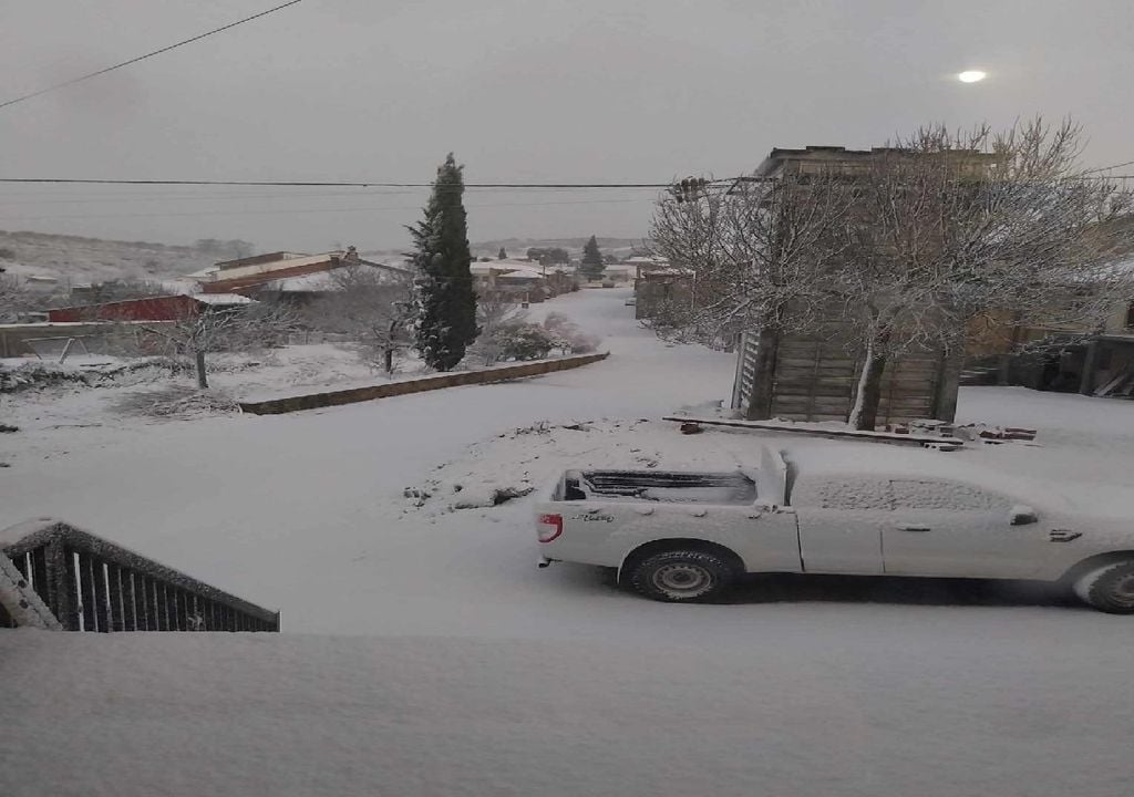 Meã, aldeia no município de Bragança. Foto: reprodução Facebook/Meteo Trás os Montes – Portugal