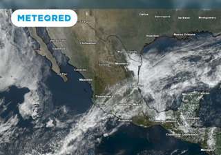 Norte fuerte, lluvias intensas y descenso de las temperaturas en México por el frente frío 28 y su masa de aire