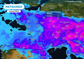 Météo : goutte froide au-dessus de la France ! Des orages parfois violents attendus demain ainsi que de fortes pluies !
