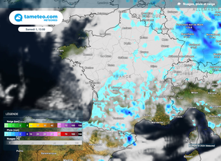 Nos cartes confirment l'arrivée de pluies et d'orages ce week-end en France : quelles régions concernées ?