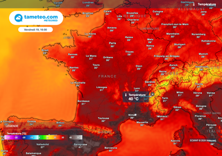Nos cartes confirment la forte remontée des températures pour les prochains jours ! Où va-t-il faire le plus chaud ?