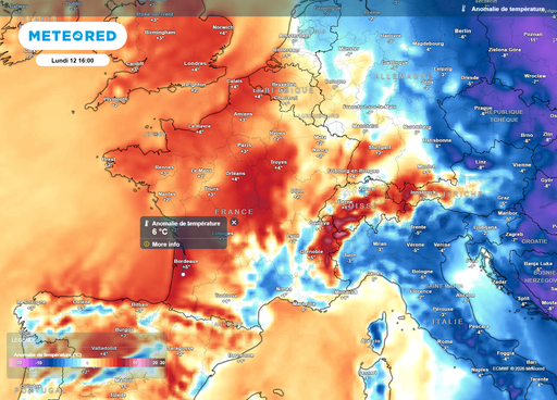 Nos cartes montrent un changement brutal de m&eacute;t&eacute;o pour ce lundi en France : &agrave; quoi s'attendre dans votre r&eacute;gion ?