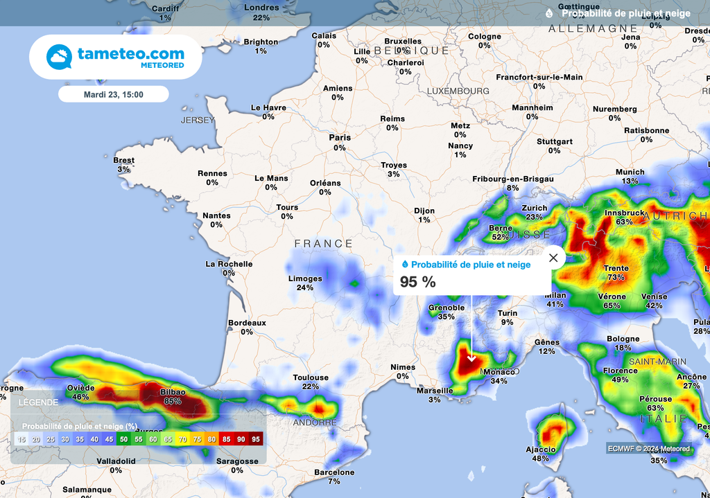 Instabilité encore bien présente ce mardi dans le sud-est de la France. Instabilité encore bien présente ce mardi dans le sud-est de la France.