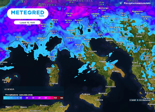 Le nostre mappe confermano: caldo intenso, poi di nuovo temporali molto forti in queste regioni d'Italia