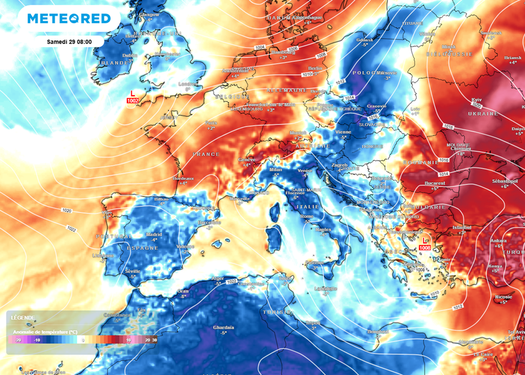 Le flux d'ouest sera bien installé pour ce dernier week-end de novembre. Le flux d'ouest sera bien installé pour ce dernier week-end de novembre.