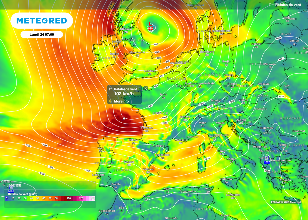 Les rafales de vent sont à surveiller.