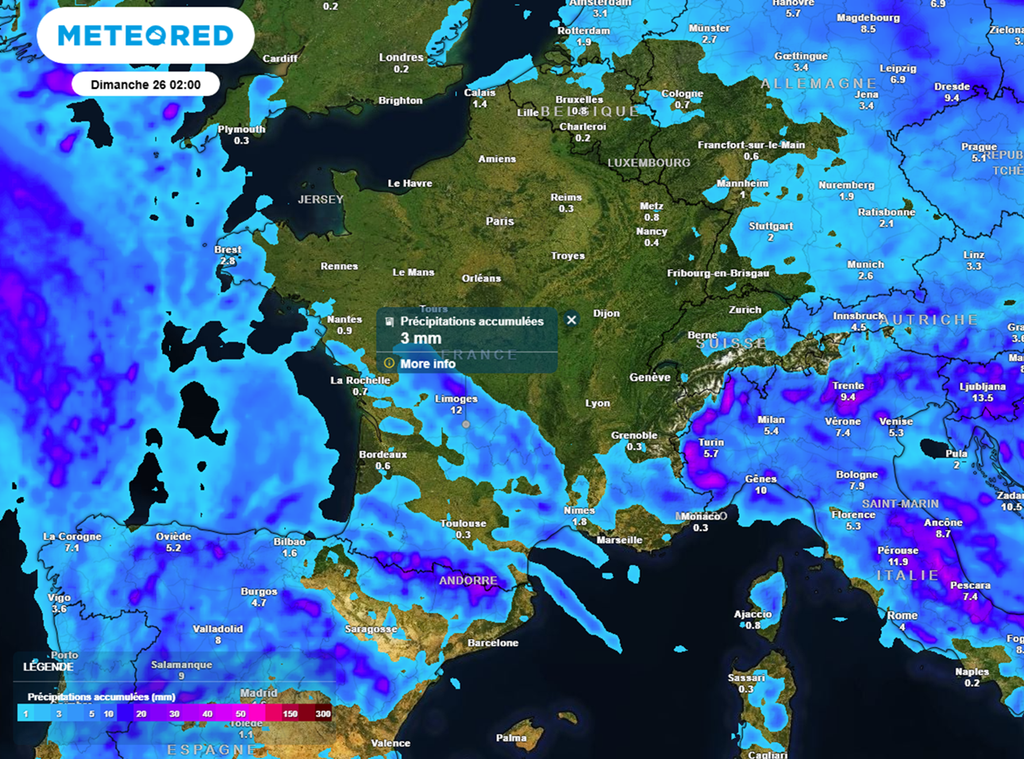Les précipitations s'annoncent rares jusqu'au week-end et même au-delà.
