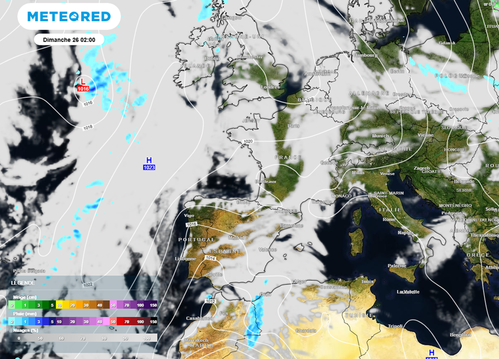 Ce week-end encore, les hautes pressions domineront largement sur l'ouest de l'Europe.