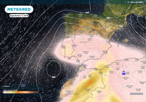 Nova intrus&atilde;o de poeiras do Saara chega a Portugal: segunda-feira ser&aacute; o dia-chave