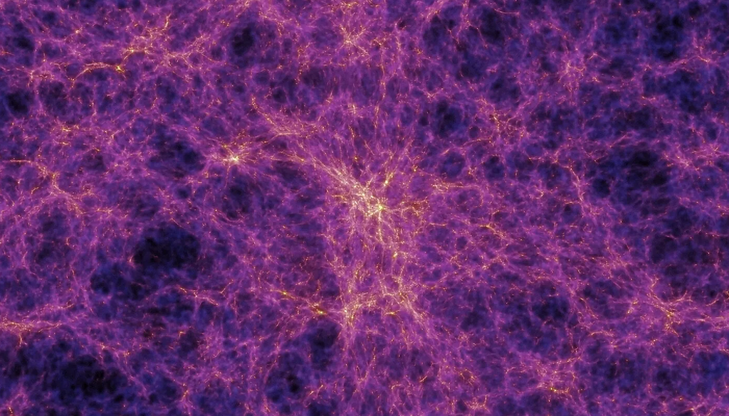 A matéria escura pode esconder uma força adicional que ainda desconhecemos, além da gravidade. Crédito: NASA A matéria escura pode esconder uma força adicional que ainda desconhecemos, além da gravidade. Crédito: NASA
