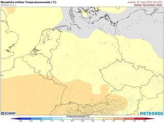 November-Hammer: Regen-Wende oder fr&uuml;her Wintereinbruch? Meteorologe: &bdquo;Die Karte leuchtet komplett"