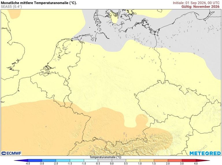 November-Hammer: Regen-Wende oder fr&uuml;her Wintereinbruch? Meteorologe: &bdquo;Die Karte leuchtet komplett"