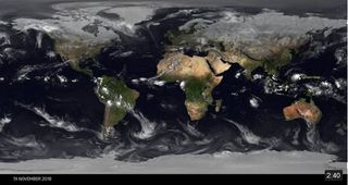 Noviembre 2018 en imágenes de satélite a nivel global