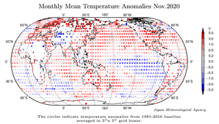 Noviembre 2020: segundo mes más cálido a nivel global, según JMA