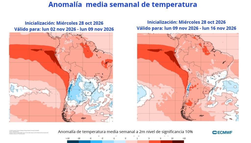 Temperaturas Las temperaturas se intensifican durante la segunda semana de noviembre en todo Chile: podrían llegar los 30 °C a la zona central.