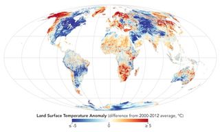 Noviembre frío en América del Norte, pero cálido en otras zonas