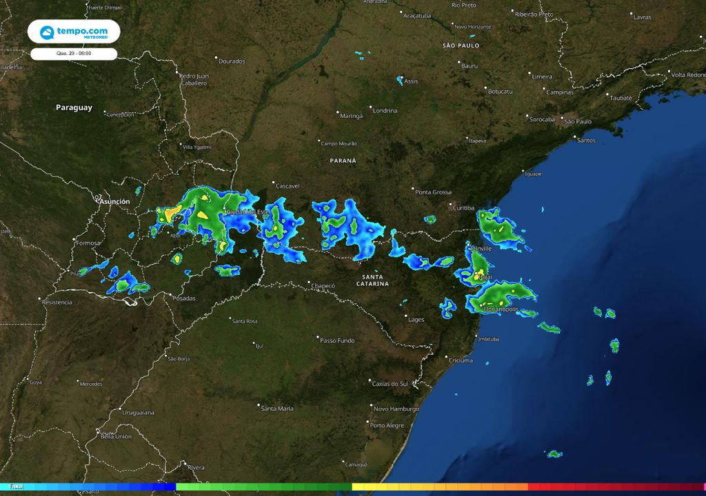 imagem de radar