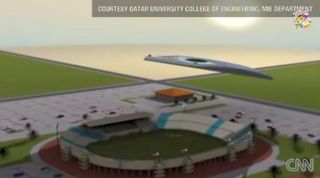 Nube artificial para la Copa del Mundo de 2022 en Qatar 