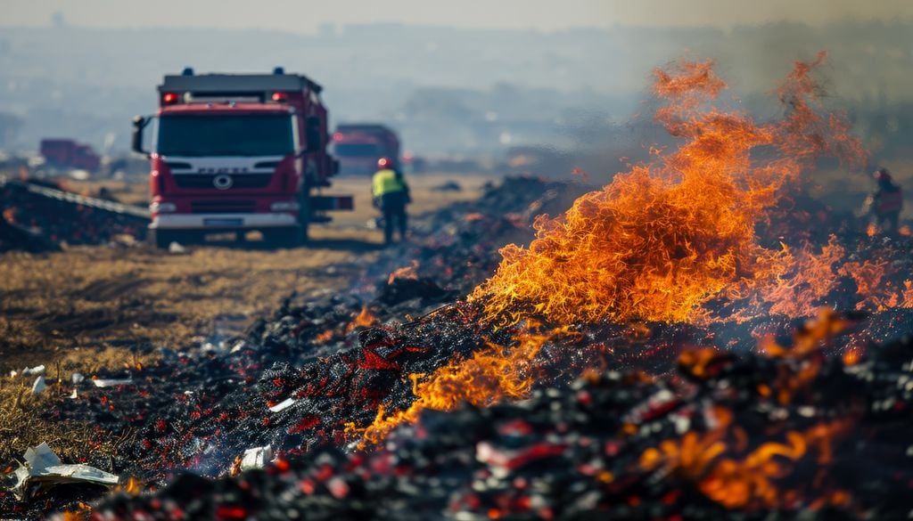 Los incendios en plantas de residuos son unos incendios muy dañinos tanto ambientalmente como para la salud.