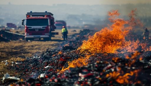 Nube t&oacute;xica y cientos de evacuados: una gigantesca monta&ntilde;a de basura lleva m&aacute;s de una semana ardiendo en Indonesia