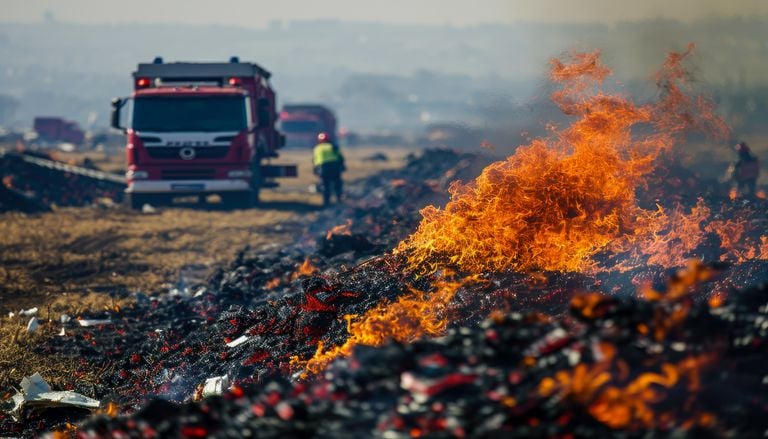 Nube t&oacute;xica y cientos de evacuados: una gigantesca monta&ntilde;a de basura lleva m&aacute;s de una semana ardiendo en Indonesia