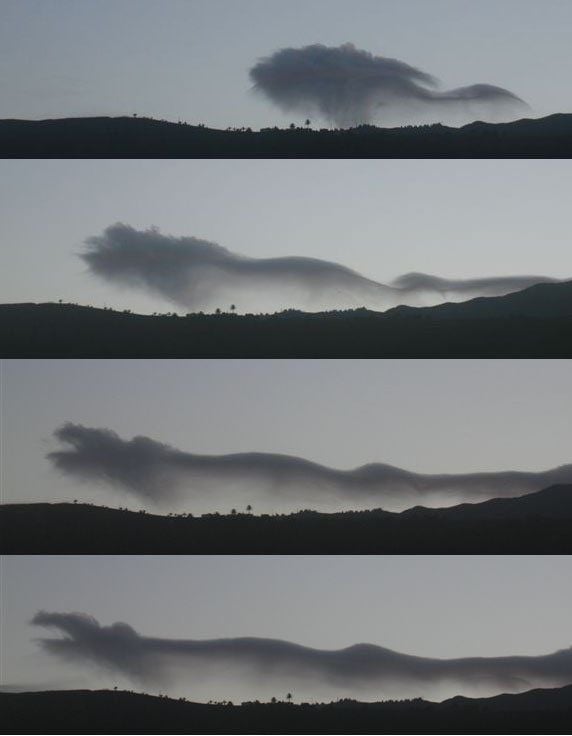 Nubes De La Palma En Forma De … 
