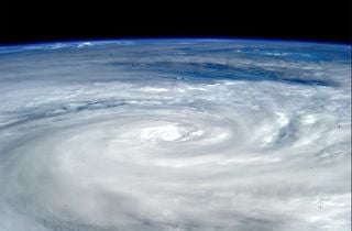 Nubes desde la ISS