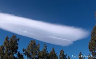 Nubes maravillosas desde Canarias