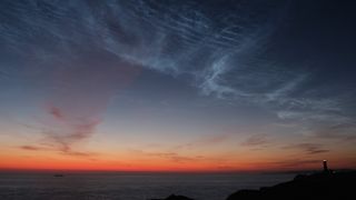 Nubes noctilucentes desde Santander