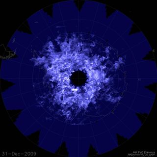 Las nubes noctilucentes se dejan de observar por el satélite AIM