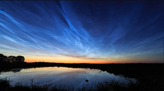 Nubes noctilucentes sobre Argentina