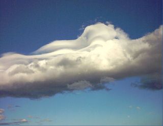 Nubes singulares sobre La Palma